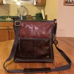 Brown & tan medium size The Sak shoulder strap bag